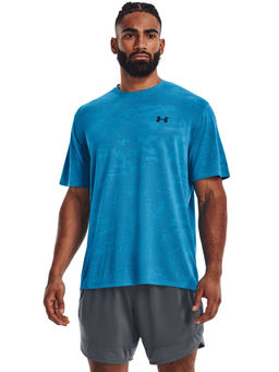 Under Armour - Men Training Vent Camo Short Sleeves T-Shirt - Blue
