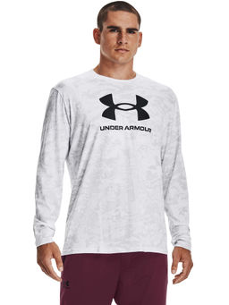 Under Armour - Men ABC Camo Long Sleeve T-Shirt - White