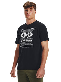 Under Armour - Men Lockertag Grid Short Sleeve T-Shirt - Black