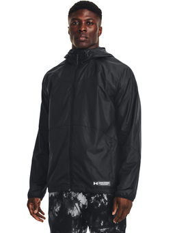Under Armour - Men Rush Woven Full Zip Jacket - Black