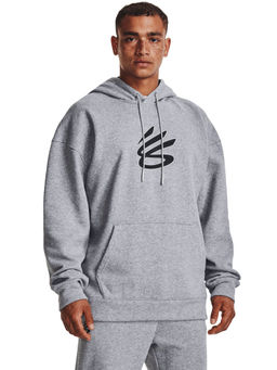 Under Armour - Men Curry Big Splash Po Hoodie - Grey