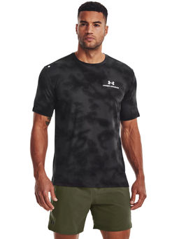 Under Armour - Men Rush Energy Print Short Sleeves T-Shirt - Black