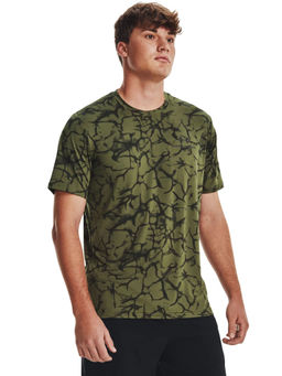 Under Armour - Men Rush Energy Print Short Sleeves T-Shirt - Green