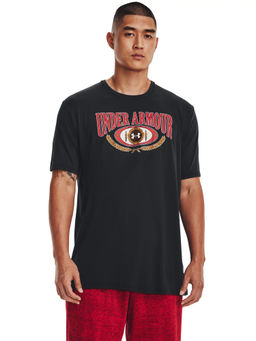 Under Armour - Men Collegiate Branded Short Sleeve T-Shirt - Black