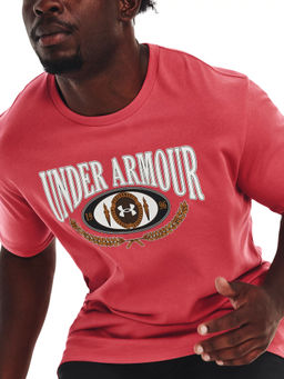 Under Armour - Men Collegiate Branded Short Sleeve T-Shirt - Red