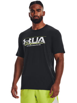 Under Armour - Men Vintage Branded Script Short Sleeve T-Shirt - Black