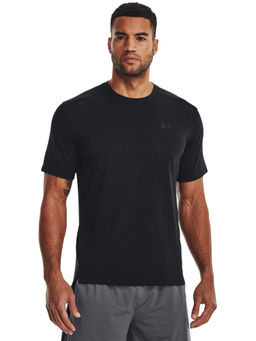 Under Armour - Men Tech Vent Jaccard Short Sleeve T-Shirt - Black