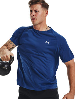Under Armour - Men Tech Reflective Short Sleeves T-Shirt - Blue