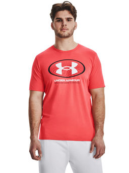 Under Armour - Men Multi Color Lockertag Short Sleeve T-Shirt - Coral