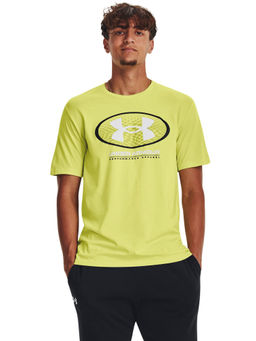 Under Armour - Men Multi Color Lockertag Short Sleeve T-Shirt - Yellow