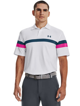 Under Armour - Men T2G Color Block Polo T-Shirt - White