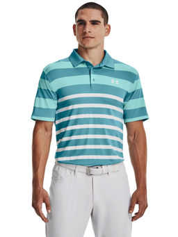 Under Armour - Men Playoff 3.0 Stripe Polo T-Shirt - Blue