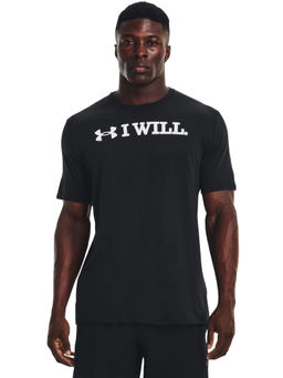 Under Armour - Men I Will Short Sleeves T-Shirt - Black
