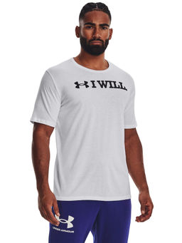Under Armour - Men I Will Short Sleeves T-Shirt - White