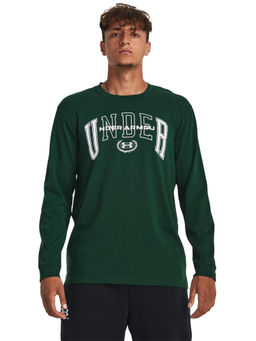 Under Armour - Men Crest Heavyweight Long Sleeves T-Shirt - Green