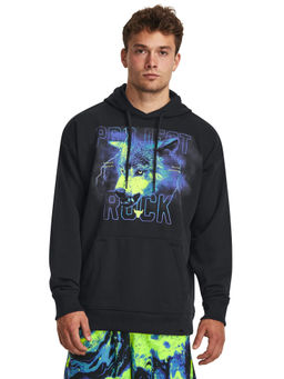 Under Armour - Men Project Rock Heavyweight Terry Hoodie - Black