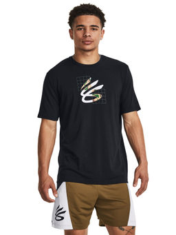 Under Armour - Men Curry Camp Short Sleeves T-Shirt - Black