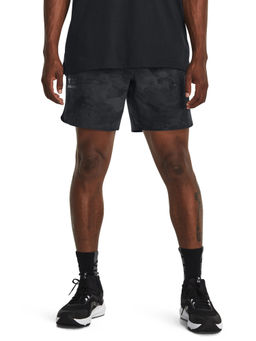 Under Armour - Men Project Rock Unstoppable Camo Shorts - Black