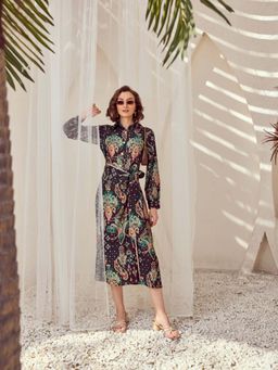 STTAVOSS - Gwen Navy Blue Dress