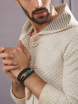 Jazz and Sizzle - Black Brass Statement Bracelet (Pack of 3)