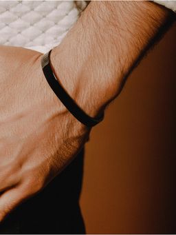 Jazz and Sizzle - Black Brass Statement Bracelet