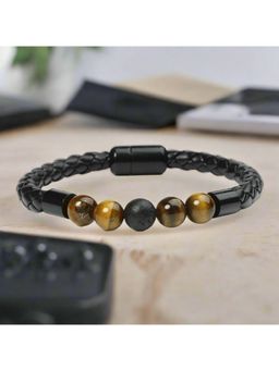 Jazz and Sizzle - Black Brass Statement Bracelet