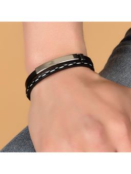 Jazz and Sizzle - Black Brass Statement Bracelet