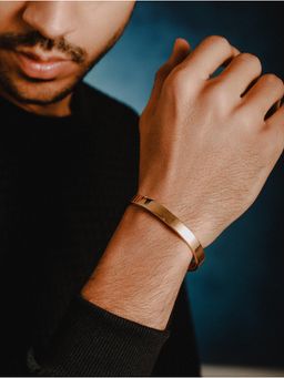 Jazz and Sizzle - Gold Brass Statement Bracelet