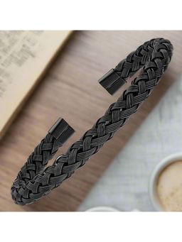 Jazz and Sizzle - Black Brass Statement Bracelet