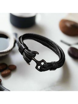 Jazz and Sizzle - Black Brass Statement Bracelet