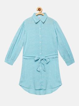 KiddoPanti - Girls Full Sleeve Shirt Dress
