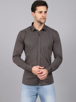 Cantabil - Men Grey Shirt