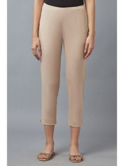 W - Gold Solid Slim Pant