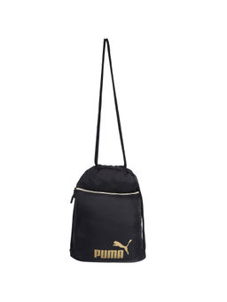 Puma - Black Printed Gym Bag