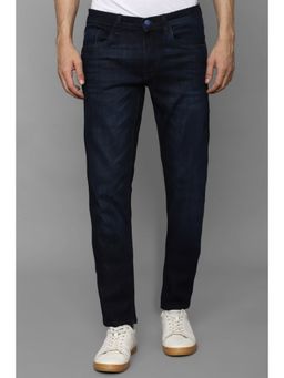 Allen Solly - Men Navy Skinny Fit Dark Wash Jeans