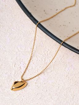 Palmonas - Golden Gloss Charm Necklace for Women - Waterproof and Anti-Tarnish