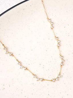 Palmonas - Floral Vine Pearl Necklace for Women - Waterproof and Anti-Tarnish