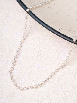 Palmonas - Timeless Beauty Pearl Chain Necklace for Women - Waterproof and Anti-Tarnish