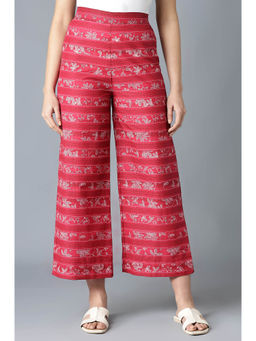 Aurelia - Maroon Printed Palazzos