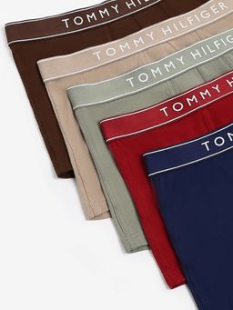 Tommy Hilfiger - Men Multi-Color Solid Trunks (Pack of 5)