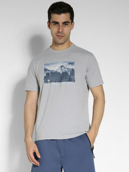 American Eagle - Men Grey 24/7 Snoopy Graphic T-Shirt