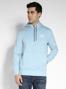 American Eagle - Men Blue 24/7 Textured Hoodie
