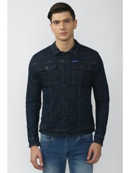 Van Heusen - Men Navy Blue Jacket