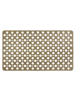Freelance - PVC Shower Mat Bathroom Bath Tub Non Slip Grip Bathmat Brown (75 x 43 cm)