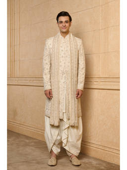 TASVA - Ivory Radiance Sherwani Set