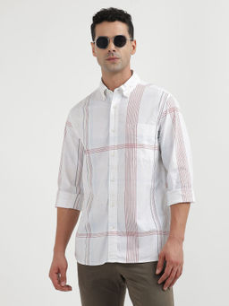 Tommy Hilfiger - White Rwb Line Check Rf Shirt