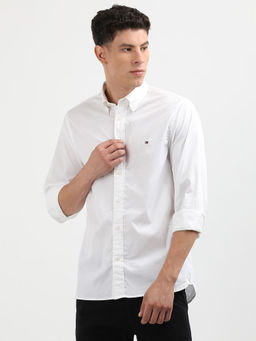 Tommy Hilfiger - White Mercerized Twill Rf Shirt