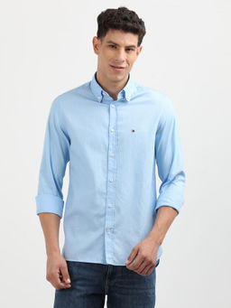 Tommy Hilfiger - Blue Flex Dobby Sf Shirt