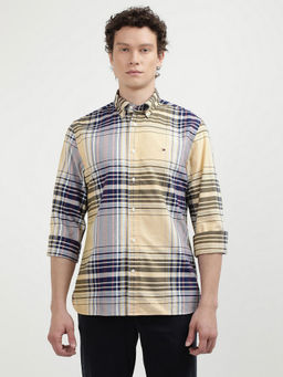 Tommy Hilfiger - Yellow Xl Oxford Check Rf Shirt