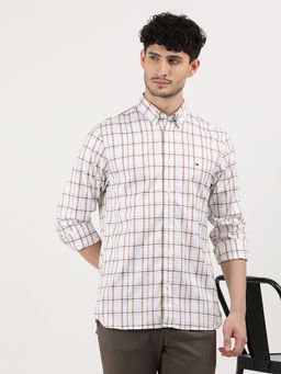 Tommy Hilfiger - White Dw Oxford Lines Check Shirt